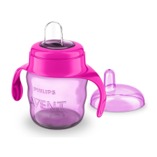 Philips Avent baba cumisüveg 200 ml 6h+ Szín: rózsaszín itatópohár