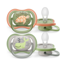 Philips AVENT játszócumi Ultra Air tengeri állatos 6-18hó fiús 2db cumi