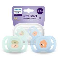 Philips AVENT Játszócumi ultra start mintás 0-2hó fiús 2 db cumi
