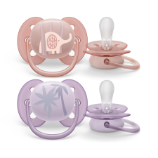 Philips AVENT játszócumi Ultrasoft Premium állatos 0-6hó lányos 2db cumi