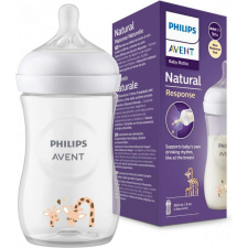 Philips AVENT Natural Response with Airfre 260 ml cumisüveg 1hó+ zsiráf cumisüveg
