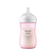 Philips AVENT Natural SCY903/11 Cumisüveg, rózsaszín, 260ml cumisüveg