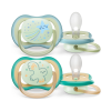 Philips Avent Philips AVENT SCF376/18 Játszócumi Ultra air éjszakai 0-6hó fiús, 2db