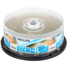 Philips CD-R 80 52x 25db/henger nyomtatható írható és újraírható média
