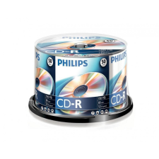 Philips CD-R 80CB 52x 50db/henger (50-es címke) írható és újraírható média