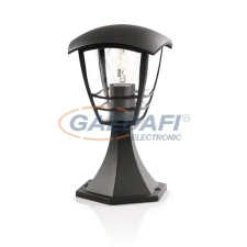 Philips Creek 153823016 talapzatos lámpa , 1x60W 230V E27, fekete kültéri világítás