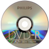 Philips DVD-R 4.7GB 16X DVD lemez slim tokos (-r4716xslim)