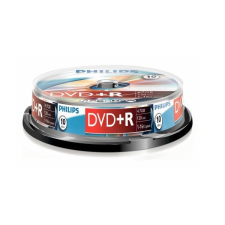 Philips DVD+R 4,7GB Cake Box 10db/csomag lemez írható és újraírható média
