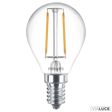 Philips E14 LED fényforrás, 2W, 2700K melegfehér, 250 lm, Classic, 8718699777555 izzó