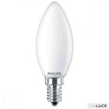 Philips E14 LED fényforrás, 4,3W, 2700K melegfehér, 470 lm, Classic, 8718699763398 izzó