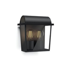 Philips Harvest fali lámpa, fekete, 2x42 W kültéri világítás