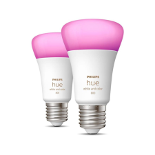 Philips Hue E27 6.5W White And Color Ambiance 2db szett Philips 8719514328365 izzó