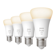 Philips HUE Izzó meleg fehér , nem dimm., E27 9W 4db (929001821625) izzó