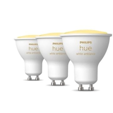 Philips Hue White Ambiance 4,3W 350 GU10 3db izzó