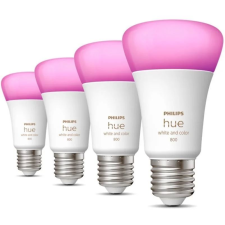 Philips Hue White and Color Ambiance LED fényforrás E27 6.5W 4db/cs (929002489604) (929002489604) izzó