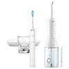 Philips HX3866/41 Sonicare DiamondClean 9000 Szónikus Elektromos fogkefe + Power Flosser Fogköztisztító, Fehér