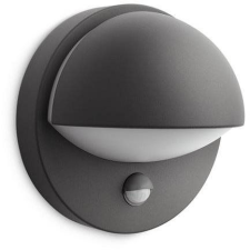 Philips June fali lámpa érzékelővel, antracit (915002146003) kültéri világítás