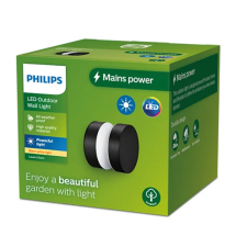 Philips Kerti LED lámpa Homlokzati Fali lámpa LAVEN 6W 2700K IP44 PHILIPS kültéri világítás