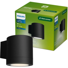 Philips Kinkiet Ogrodowy Lampa Zewnętrzna Elewacyjna LED GU10 IP44 Czarna Fylx Philips kültéri világítás