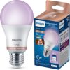 Philips LED izzó E27 A60 8.5W = 60W 806lm 2200-6500K RGB + TW Intelligens SMART WiFi Bluetooth WiZ alkalmazás Philips