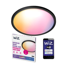 Philips Plafon LED Lampa Sufitowa Natynkowa 32W CCT + RGB Czarny SMART WiFi WiZ világítás