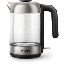 Philips Series 5000 1,7l Vízforraló, Ezüst-Fekete vízforraló és teáskanna