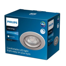 Philips Süllyesztett halogén LED SPARKLE 5W 2700K szabályozható kerek szatén PHILIPS világítás