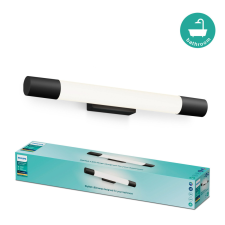 Philips Tükörlámpa LED 5W 730lm 2700K 44cm IP44 Rover Fekete Philips világítás