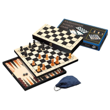 Philos Backgammon - sakk - dáma készlet 41x20,5cm társasjáték