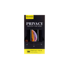 PHONEMAX Full Cover Privacy iPhone XR /11 Betekintésgátló Fólia Fekete mobiltelefon kellék