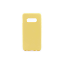 PHONEMAX Gumis TPU Műanyagtok Samsung Galaxy S10E G970F TJ sárga tok és táska