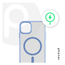 Phoner Apple iPhone 13 Pro Hybrid Mag MagSafe kemény hátlap tok, égkék tok és táska