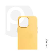 Phoner Apple iPhone 13 Pro Max szilikon tok, sárga tok és táska