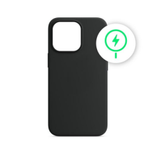 Phoner Apple iPhone 14 Magsafe szilikon tok fekete (71757) tok és táska