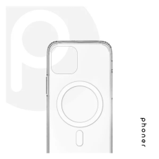 Phoner Apple iPhone 16 MagSafe kompatibilis szilikon tok, átlátszó (RCLAPP2409090001-51) (RCLAPP2409090001-51) tok és táska