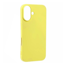 Phoner Apple iPhone 16 Plus szilikon tok, szilikon tok, sárga tok és táska