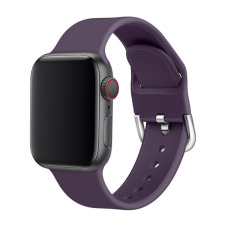 Phoner Clasp Apple Watch csatos szilikon szíj, 49/45/44/42mm, lila okosóra kellék
