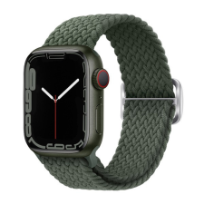 Phoner Hook Apple Watch csatos fonott szövet szíj, 38/40/41mm, fenyő okosóra kellék