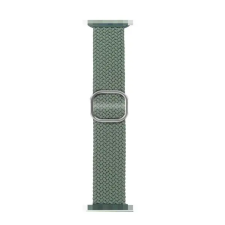 Phoner Hook Apple Watch csatos fonott szövet szíj, 38/40/41mm, zöld okosóra kellék