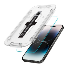 Phoner Master Clear Apple iPhone 12 /12 Pro Tempered Glass kijelzővédő fólia felhelyező kerettel (S70107) mobiltelefon kellék