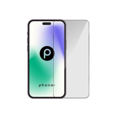 Phoner Master Clear Apple iPhone 15 Pro Tempered Glass kijelzővédő fólia felhelyező kerettel mobiltelefon kellék