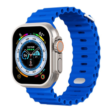 Phoner River Apple Watch 41/40/38 mm szilikon szíj, királykék okosóra kellék