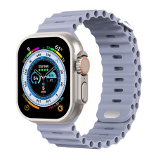 Phoner River Apple Watch 41/40/38 mm szilikon szíj, levendulaszürke okosóra kellék
