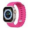 Phoner River Apple Watch 49/45/44/42 mm szilikon szíj, pink