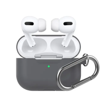 Phoner Simple Apple Airpods Pro tok - Sötétszürke fülhallgató, fejhallgató tok