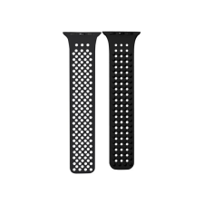  Phoner Spike Apple Watch szilikon szíj, 38/40/41mm, fekete okosóra kellék