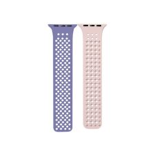 Phoner Spike Apple Watch szilikon szíj, 49/45/44/42mm, levendula/homok okosóra kellék