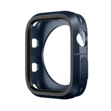 Phoner Twin Apple Watch szilikon tok, 41mm, éjkék/szürke okosóra kellék