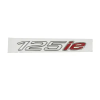 PIAGGIO (OEM) PIAGGIO 656213 '125' felirat matrica, MP3 125 2008-2012 PIAGGIO (OEM)  Kategorizálatlan termékek