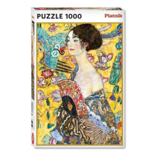 Piatnik 1000 db-os puzzle - Klimt - Hölgy legyezővel (552748) puzzle, kirakós